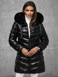 Куртка жіноча чорна OZONEE JS/5M3139/392A