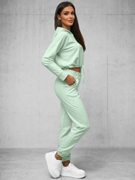 Жіночий спортивний костюм з двох частин Яскраво-м’ятні OZONEE O/12108Z