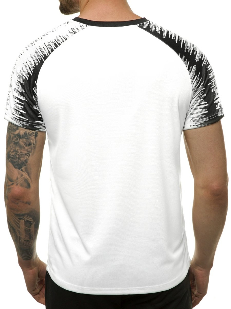 T-Shirt męski biały OZONEE JS/KS2069