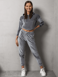 Komplet dresowy dwuczęściowy szary OZONEE O/13121