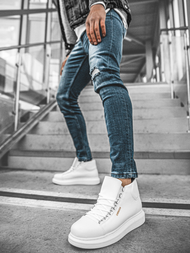 Sneakersy wysokie białe OZONEE CH/258