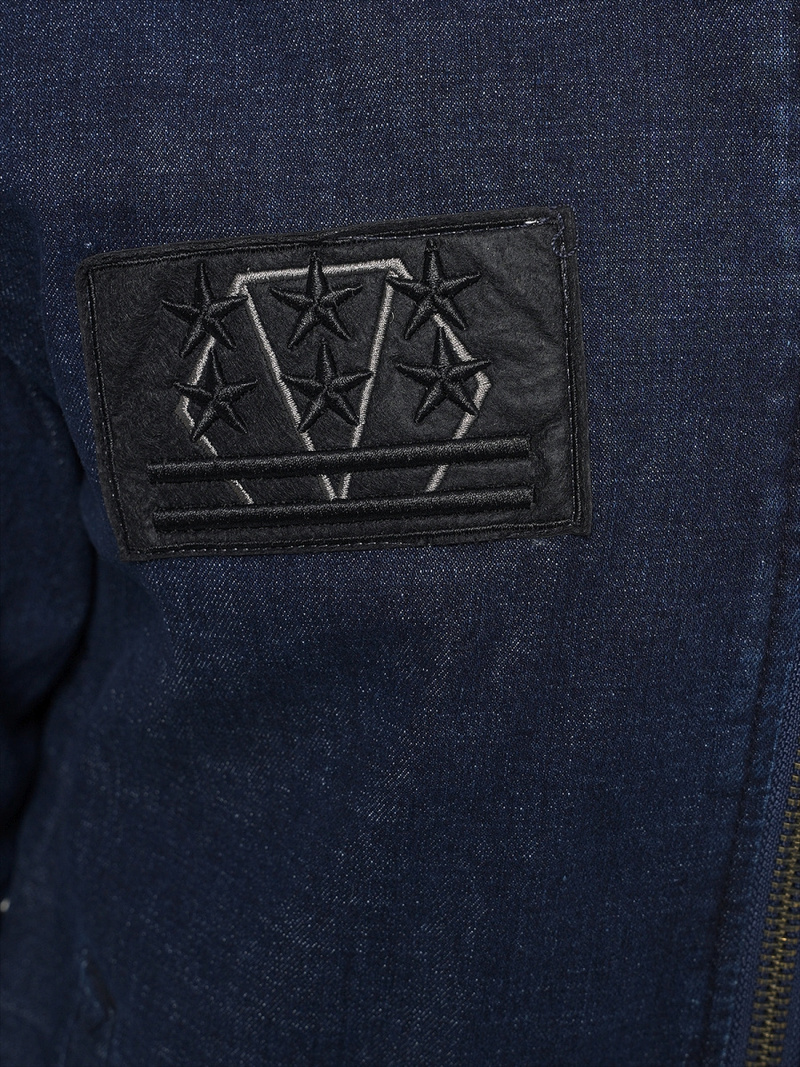 Kurtka męska jeansowa granatowa OZONEE NB/MJ509B