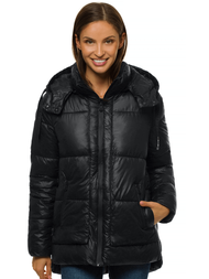 Куртка жіноча Чорна OZONEE O/M1552/1