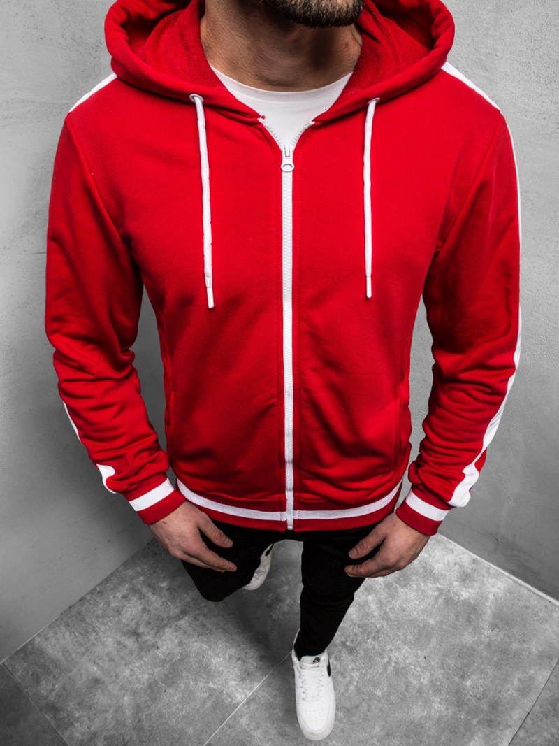 Толстовка чоловіча Червона OZONEE A/1009Z