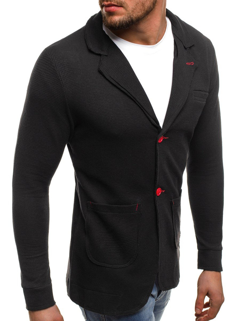 OZONEE MECH/2043 Пiджак чоловiчий Чорний