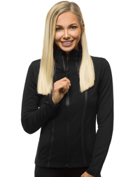 Bluza damska rozpinana czarna OZONEE JS/HH020/1