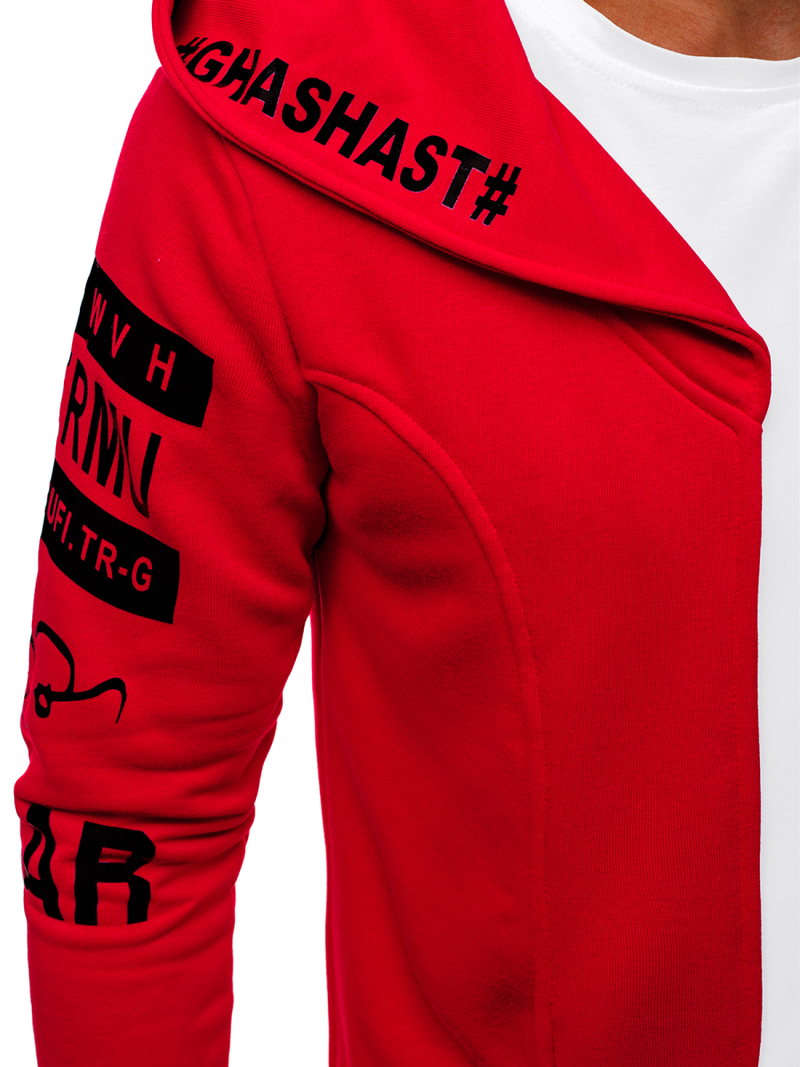 Bluza męska czerwona OZONEE A/11110Z