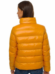 Kurtka pikowana damska pomarańczowa OZONEE JS/M23061/3