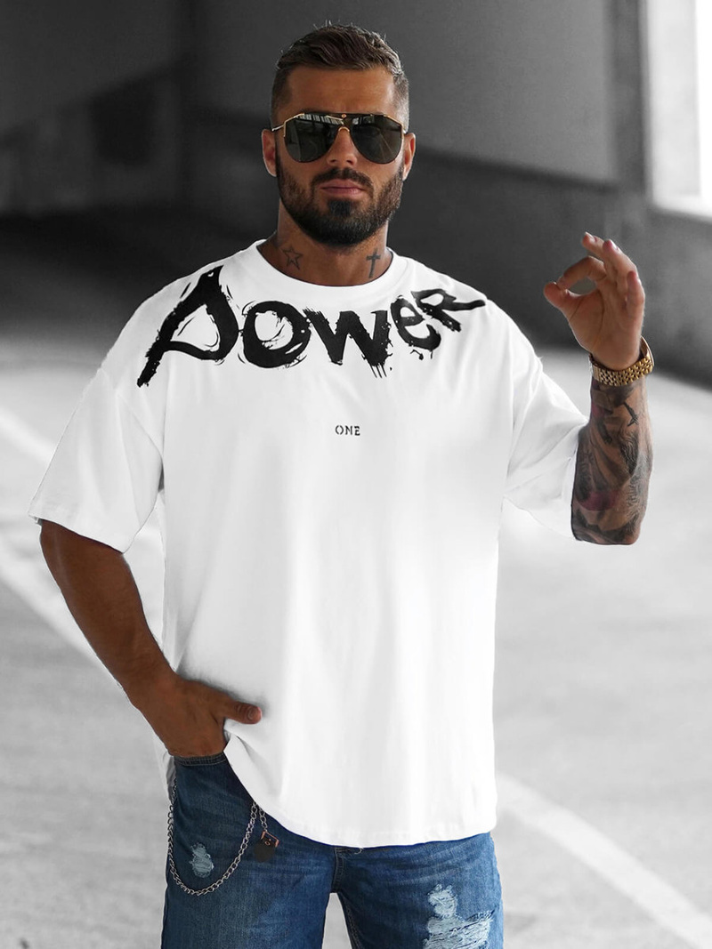 Футболка чоловіча Бiлий OZONEE O/3431