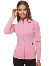 Bluza damska rozpinana jasno-różowa OZONEE JS/HD152/25