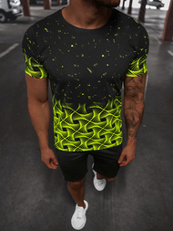 Komplet dresowy męski czarno-zielony OZONEE O/HM751