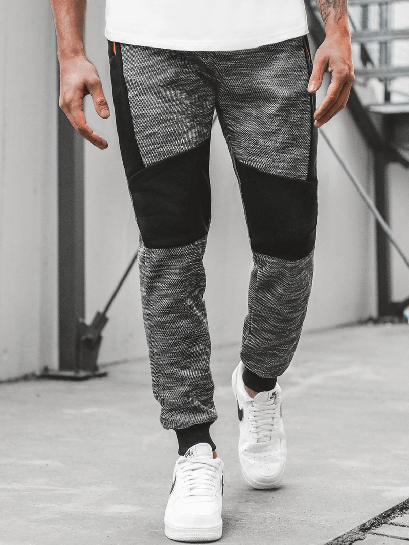 Spodnie dresowe męskie grafitowe OZONEE JS/K60017