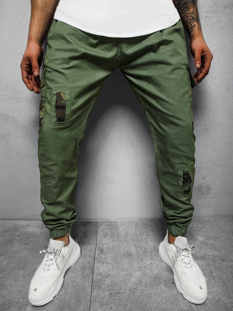 Штани чоловічі джоггери Зеленi OZONEE OT/1077