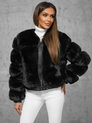 Куртка жіноча чорна OZONEE JS/11Z8080