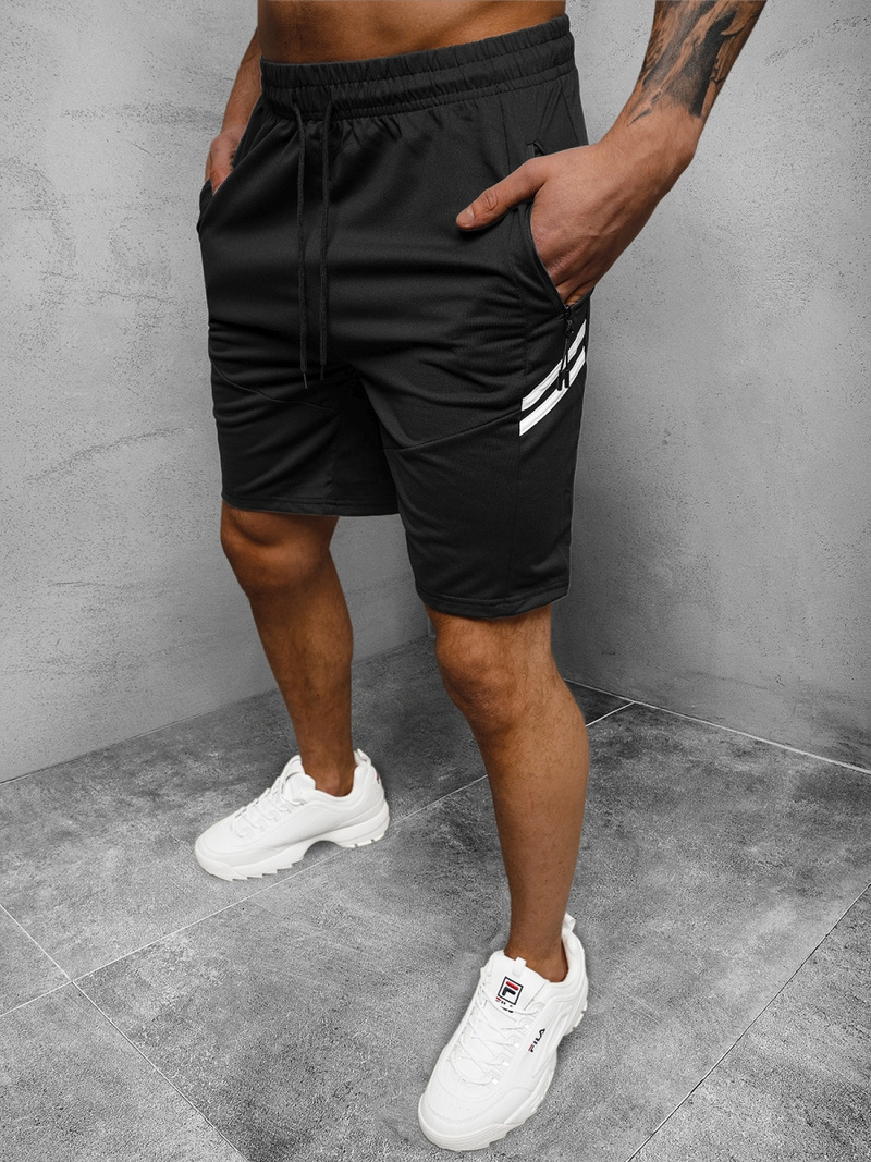 Шорти чоловічі Чорнi OZONEE JS/68041/3