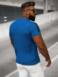 Футболка чоловіча cиня OZONEE O/8T1263/17