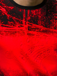 Футболка чоловіча Червона OZONEE JS/SS11017