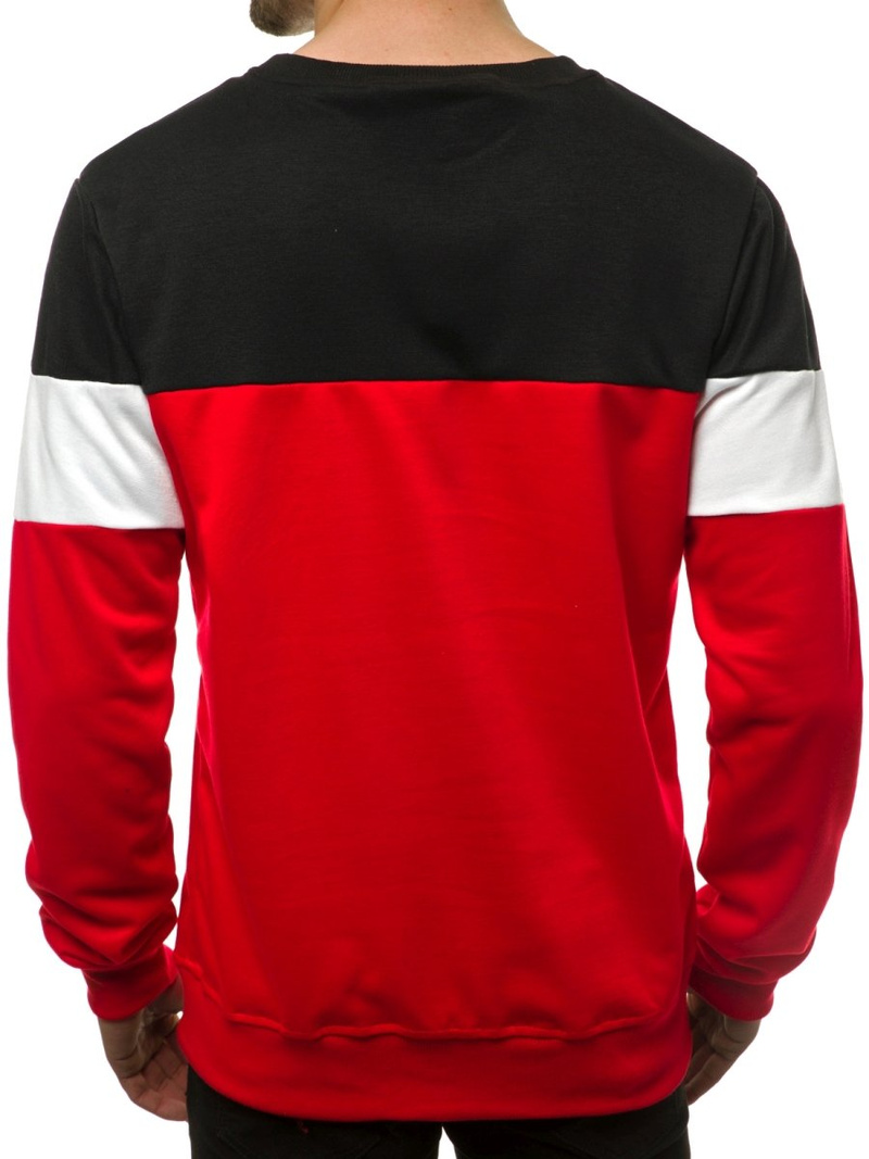 Bluza męska czerwona OZONEE JS/JZ11053