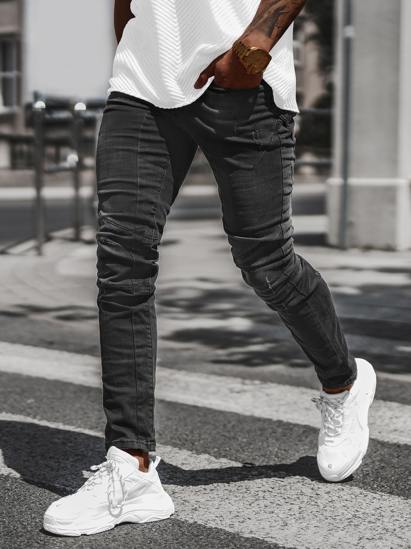 Чоловічі джинси Чорнi OZONEE NB/MP0025N