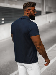 Футболка Поло чоловіча Ультрамаринова OZONEE JS/8T80/25Z