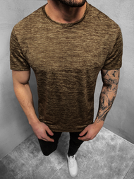 T-Shirt męski beżowy OZONEE JS/S01Z