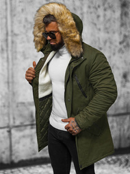 Куртка зимова чоловіча xакi OZONEE JD/391Z