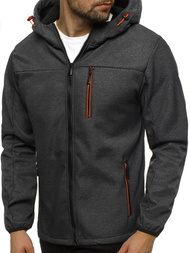 Куртка softshell чоловіча Темно-сіра OZONEE JS/KS2213