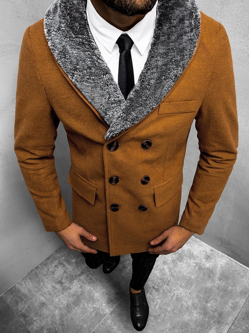 Пальто чоловіче Гiрчичнi OZONEE O/5626