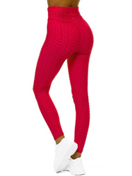 Legginsy damskie koralowe OZONEE JS/YW88024/53