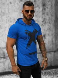 Футболка чоловіча cинiй OZONEE JS/8T203