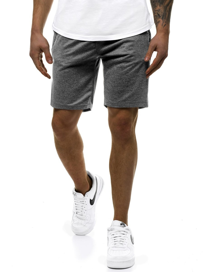 Spodenki męskie ciemno-szare OZONEE JS/XW76