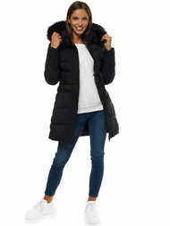 Куртка жіноча чорна OZONEE O/M202/1