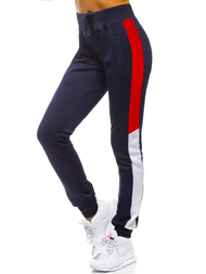 Spodnie dresowe damskie ciemno-granatowe OZONEE JS/JK88127/25