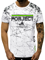 T-Shirt męski biały OZONEE JS/SS10917