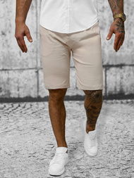 Spodenki męskie chino beżowe OZONEE O/P4052