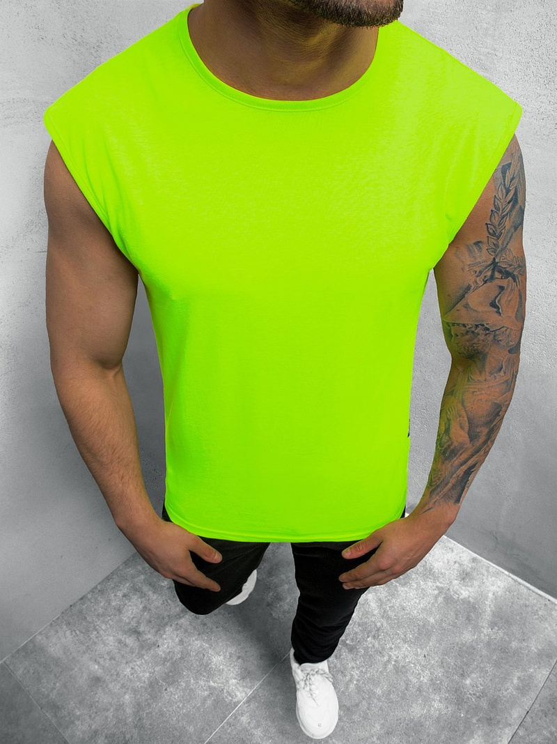 Майка чоловіча Зелена-неон OZONEE O/1265Z