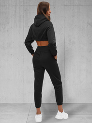 Жіночий спортивний костюм з двох частин Чорний OZONEE JS/8C68/3Z