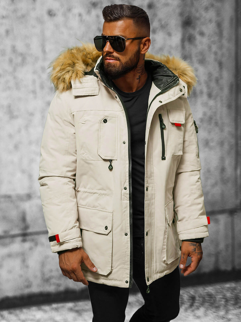 Куртка Чоловіча Бежева OZONEE JS/5M791/62