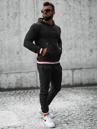 Спортивний костюм чоловічій Чорний OZONEE JS/8C65/3