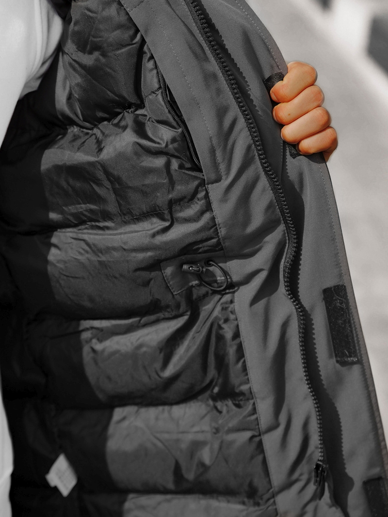 Куртка чоловіча Графітова OZONEE JB/JP1173/4Z