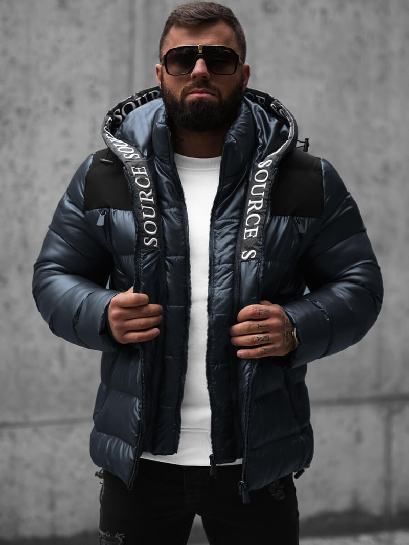 Куртка чоловіча Темно-Синя OZONEE JS/M8110/215