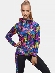 Komplet sportowy damski dwuczęściowy kolorowy OZONEE O/02704