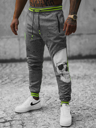 Spodnie dresowe męskie grafitowe OZONEE JS/K10228Z