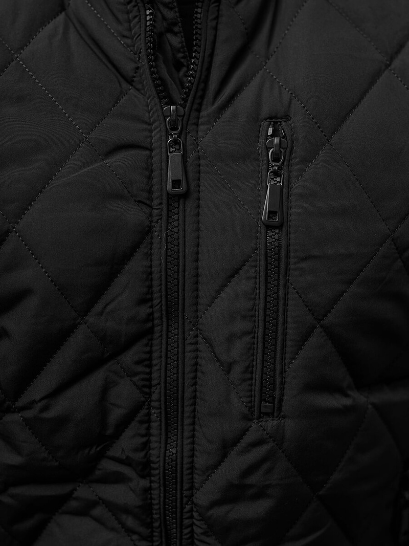 Kurtka męska czarna OZONEE JS/5M3109/392