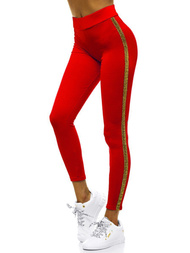 Legginsy damskie czerwone OZONEE JS/1036/C5