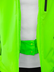 Kurtka zimowa męska zielono-neonowa OZONEE JS/HH011/52Z