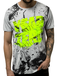 T-Shirt męski szary OZONEE JS/KS1984