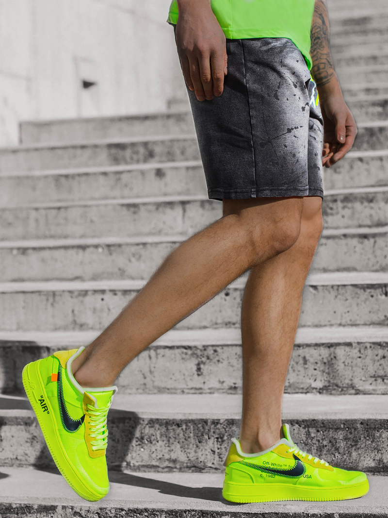 Шорти джинові чоловічі Чорнi OZONEE JS/KK1075