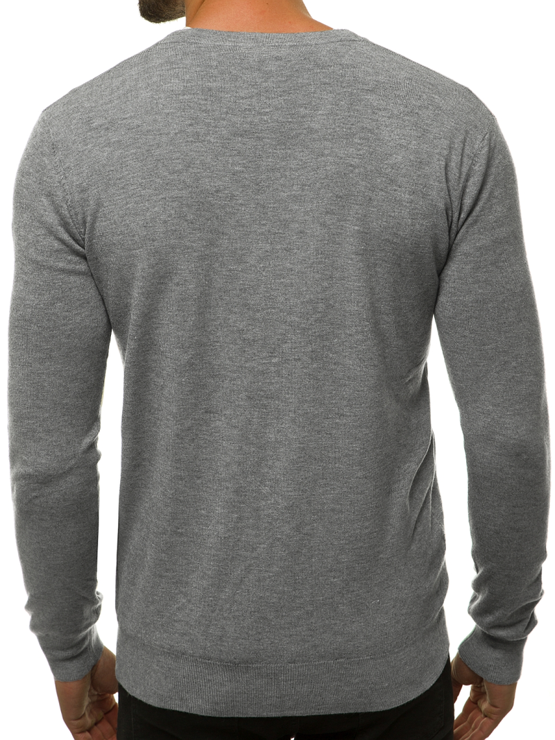 Sweter męski kardigan szary OZONEE TMK/YY06/3