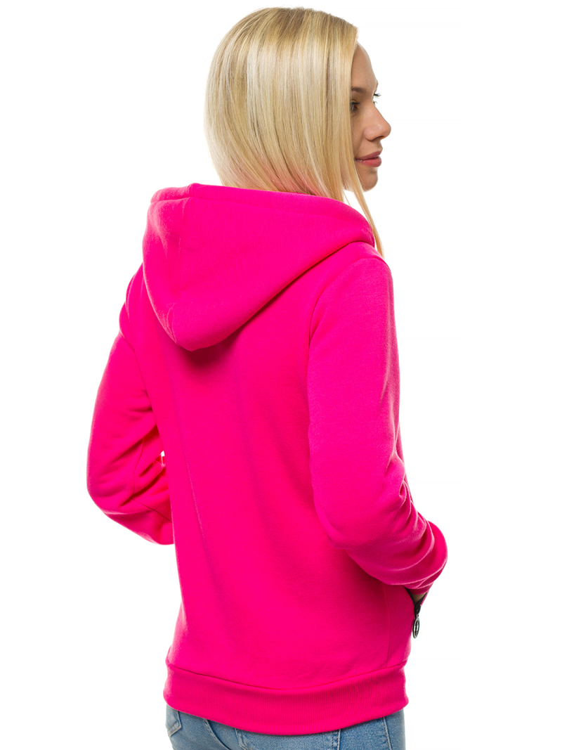Bluza rozpinana damska różowa OZONEE JS/KSW3010